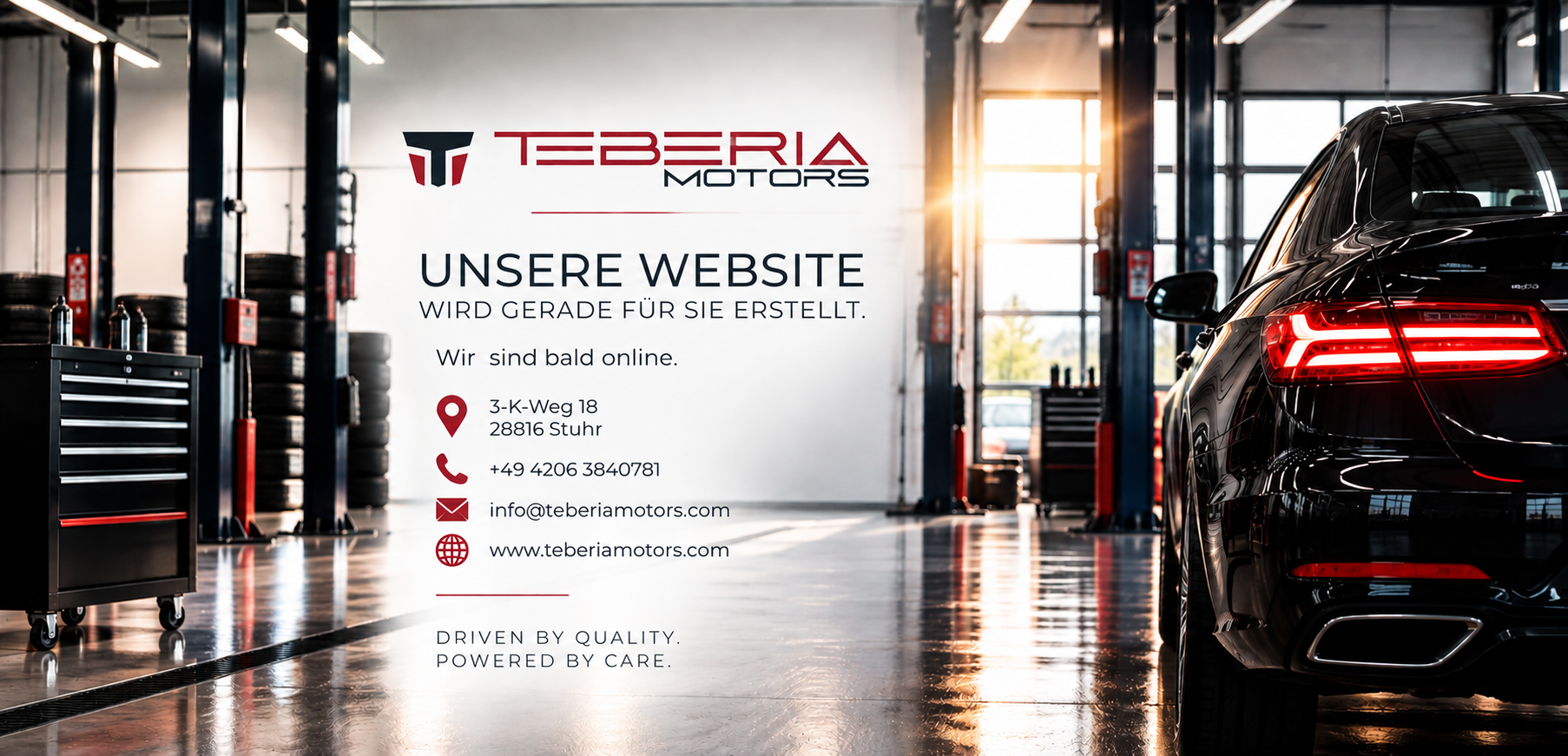 Teberia Motors – Unsere Website wird gerade für Sie erstellt